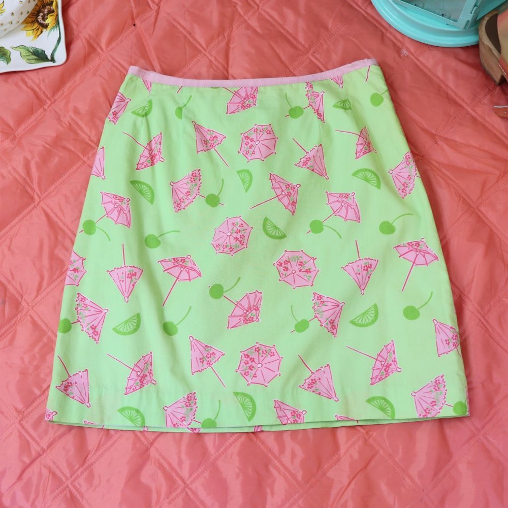 Vintage Lilly Pulitzer Singapore Sling Skirt
